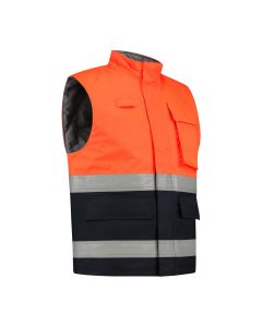 Dapro Protector 2 Multinorm Vêtements de pluie Réfléchit - Taille - Orange hte visibilité - Ignifuge , Antistatique et Résistant aux produits chimiques