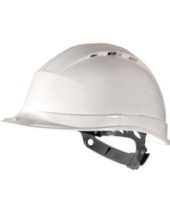 Deltaplus QUARTZ1 Safety Helmet manual adjustment, White
