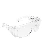 Satexo Besucherschutzbrille (Überbrille) mit Polycarbonatscheiben mit UV-Schutz
